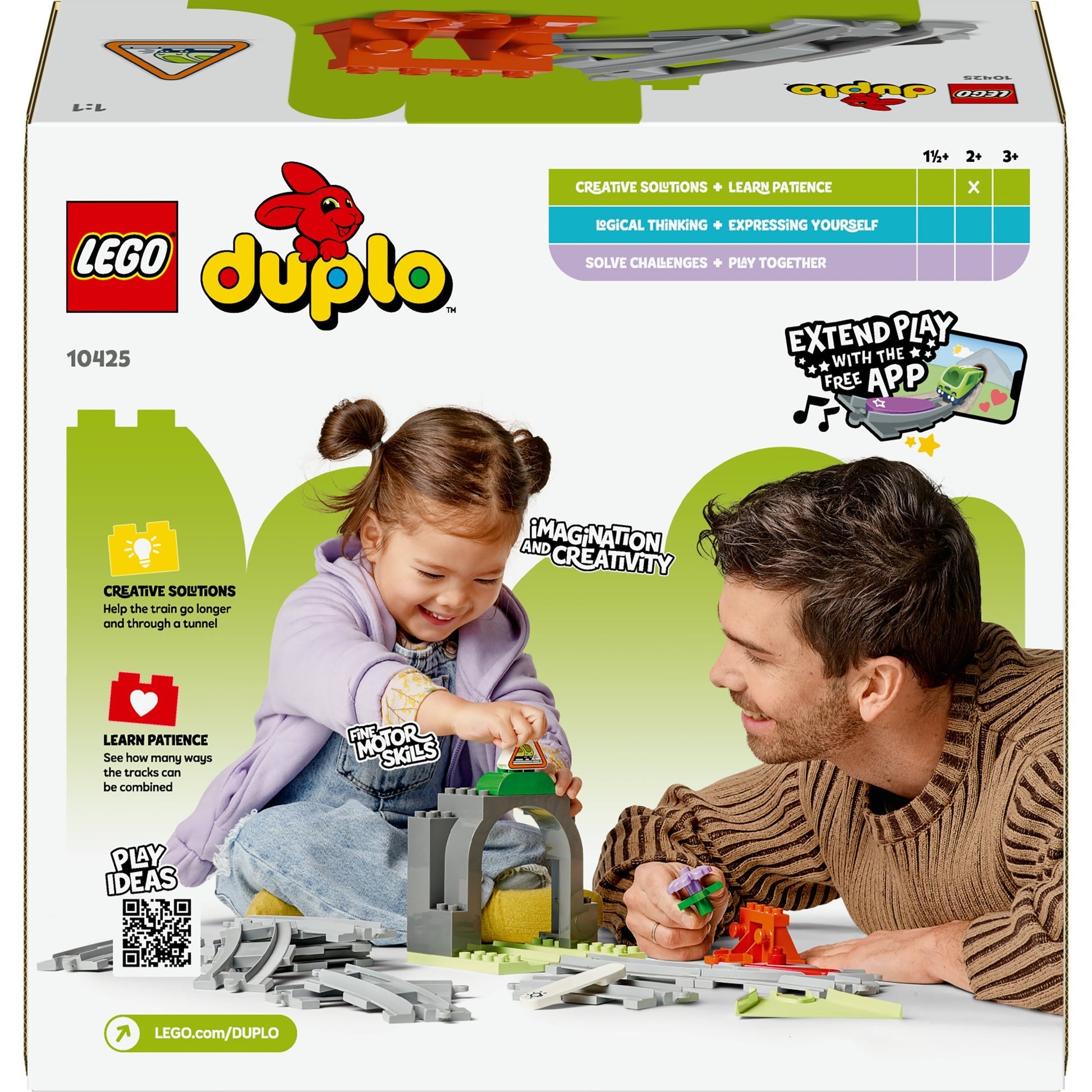 Lego Lego Duplo Town 10425 Treintunel and Rails Expansion Set