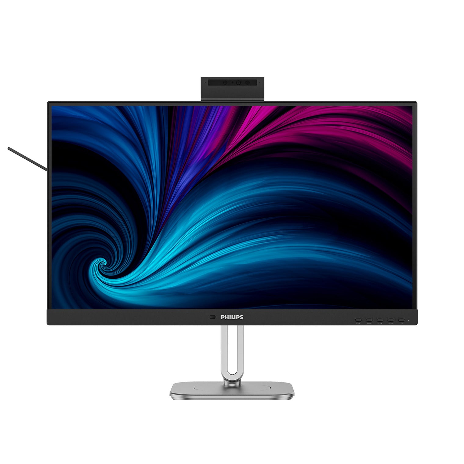 Monitor LED Philips 27b2u4601h 00 27 (nero argento, HDMI, porta display, USB-C, webcam, 120 Hz)