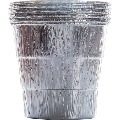 Traeger aluminium inzetstuk voor vetopvangbak druipschaal (zilver, 5 stuks)