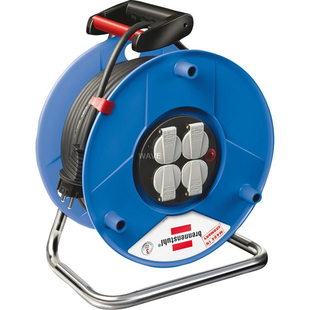 Brennenstuhl Garant Cable Reel 25 metros, 4x conectado a tierra
