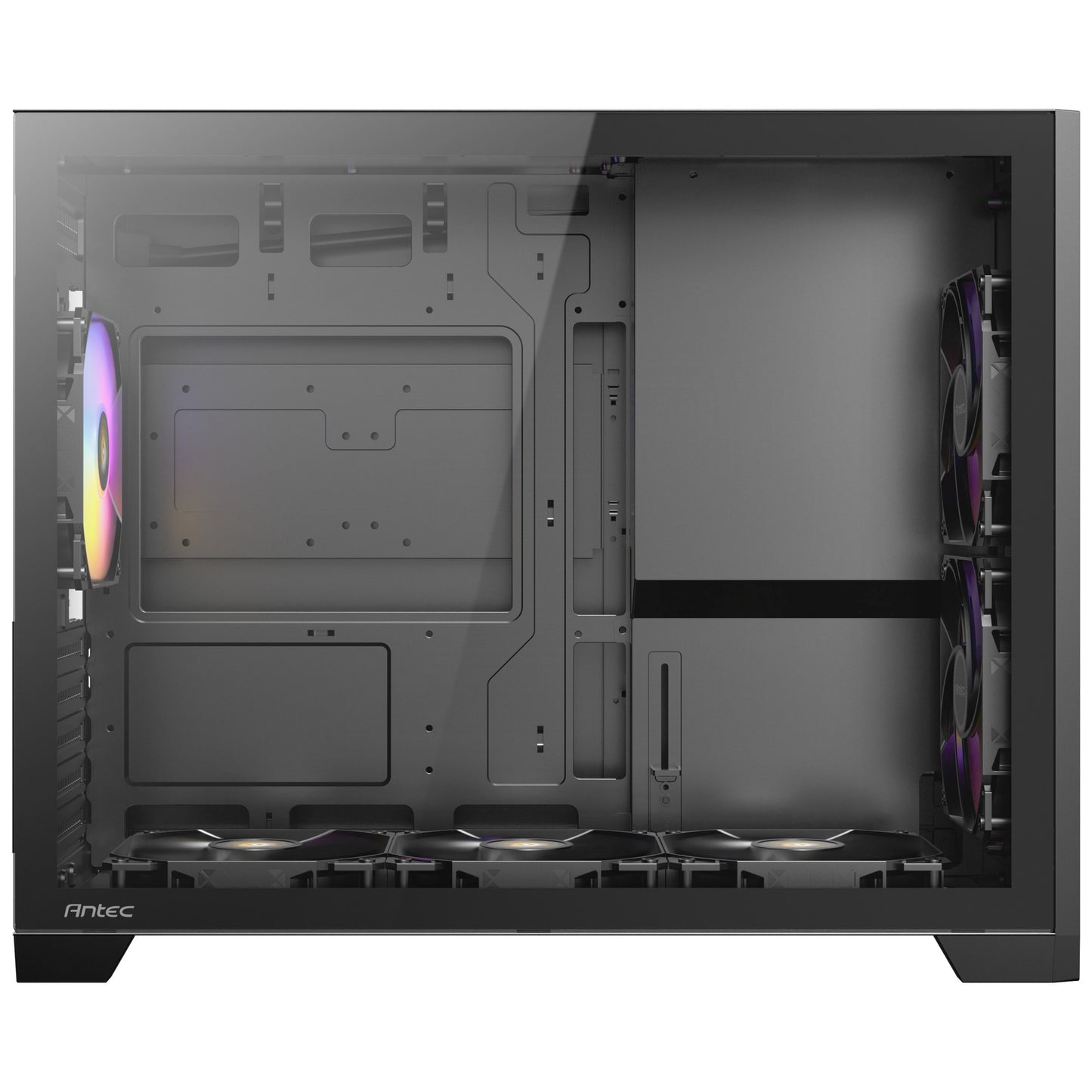 Custodia mini tower Antec Flux M (nera | 1x USB-A | 1x USB-C | vetro temperato)