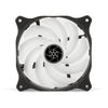 Silverstone air blazer 120r rgb case fan (zwart, 120 x 25 x 120 mm, pwm)