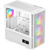 Deepcool ch560 digital midi tower behuizing (wit | 1x usb-a | 1x usb-c | rgb | tempered glass)