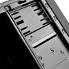 Silverstone sst-ps13b midi tower behuizing (zwart | 2x usb-a)
