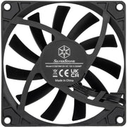 Silverstone air slimmer 90 case fan (zwart, 92 x 92 x 15 mm, pwm) - afbeelding 3
