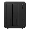 Terramaster f2-425 plus nas (bianco, 2x 5GBe, HDMI, USB)