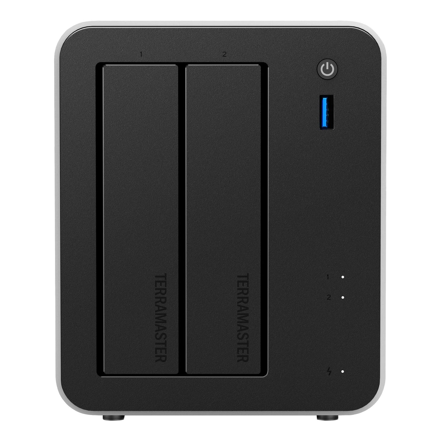 Terramaster f2-425 plus nas (bianco, 2x 5GBe, HDMI, USB)