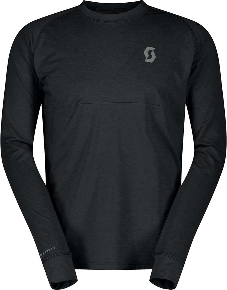 Scott trail storm warm light - maglia a maniche lunghe da mtb