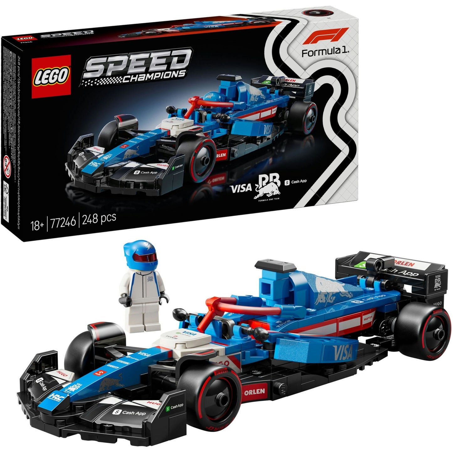 Lego Speed ​​Champions Visa Cash App RB VCARB 01 - 77246