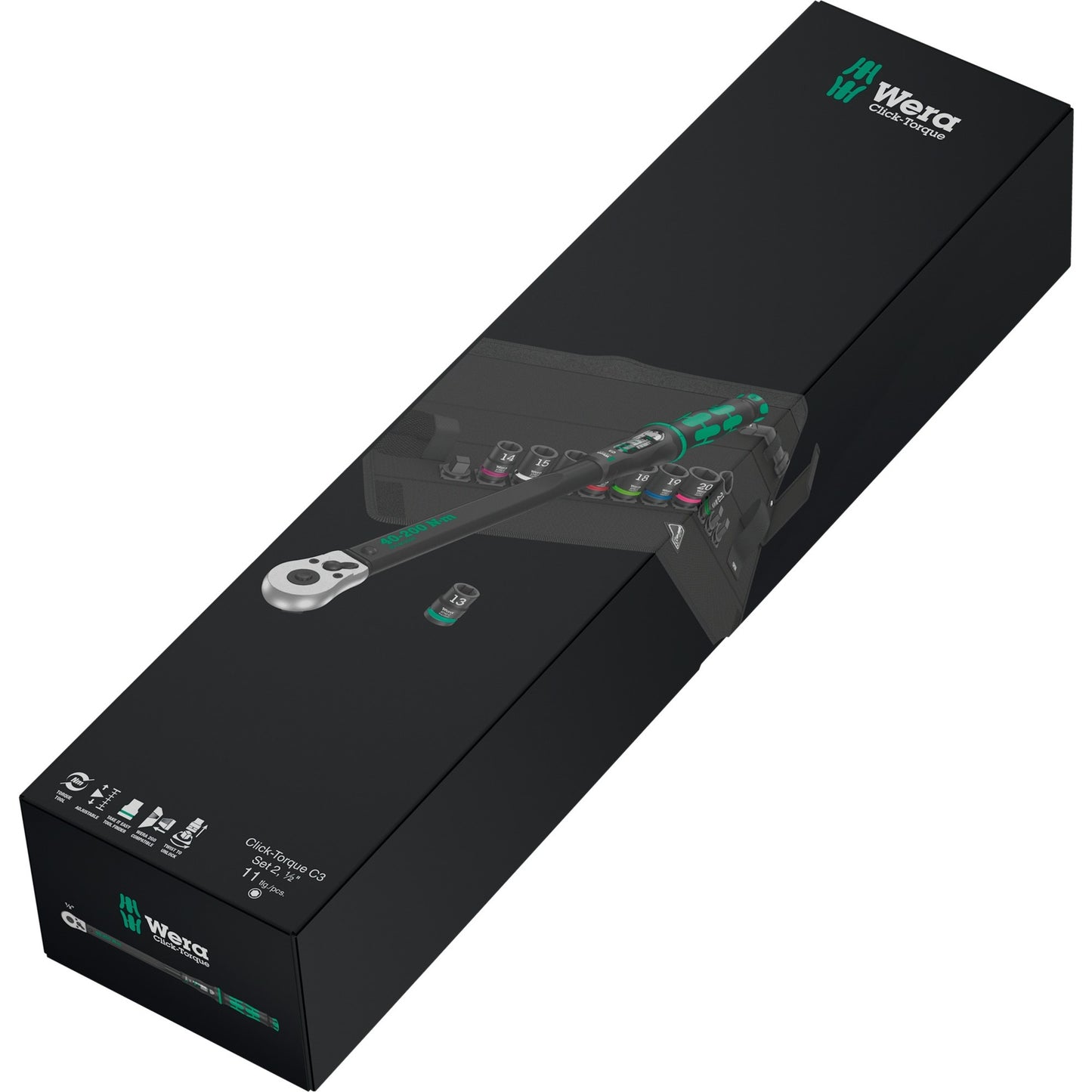 Wera Click-Torque C 3 Set 2, 1 2