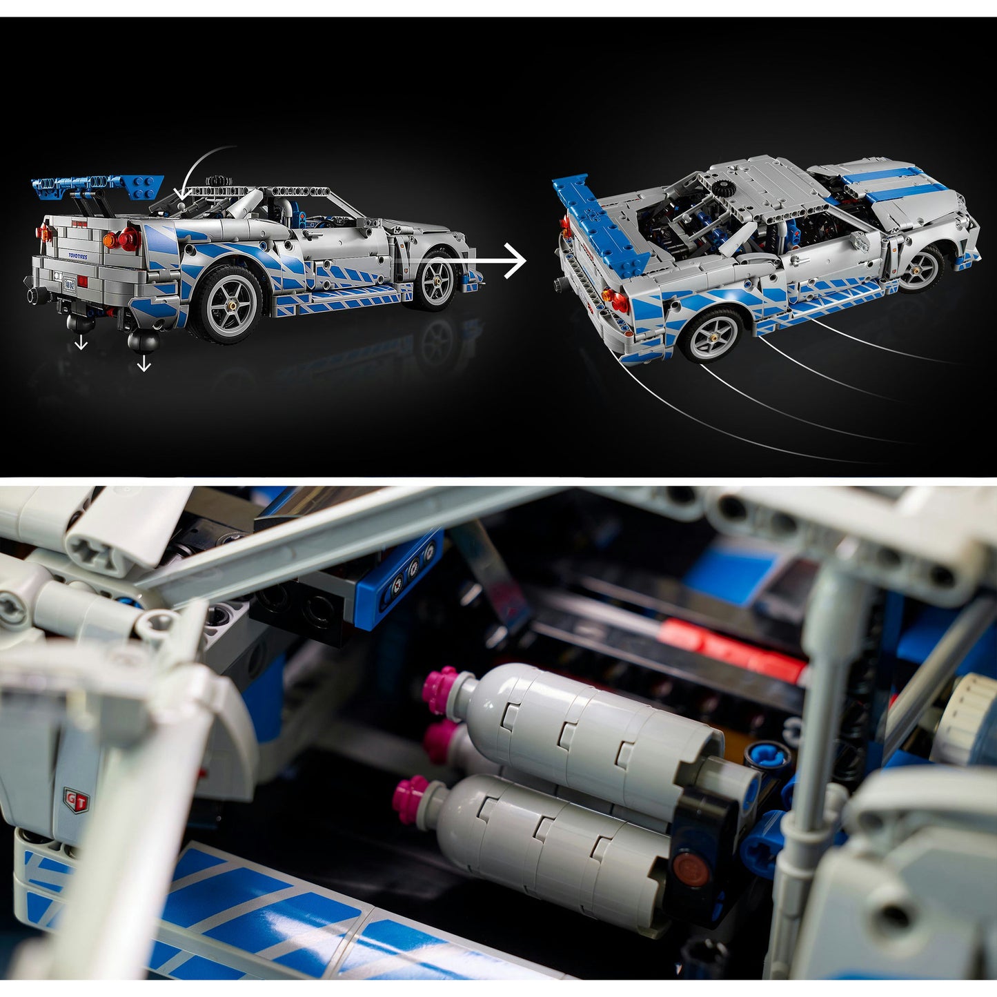 LEGO Technic 42210 2 Fast 2 Furious Nissan Skyline GT-R (R34) Car