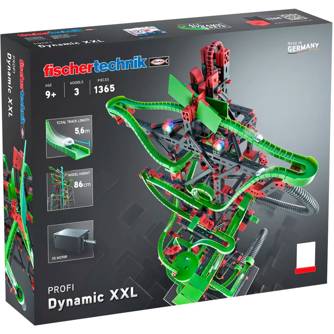 Il marmo Fischertechnik esegue Dynamic XXL