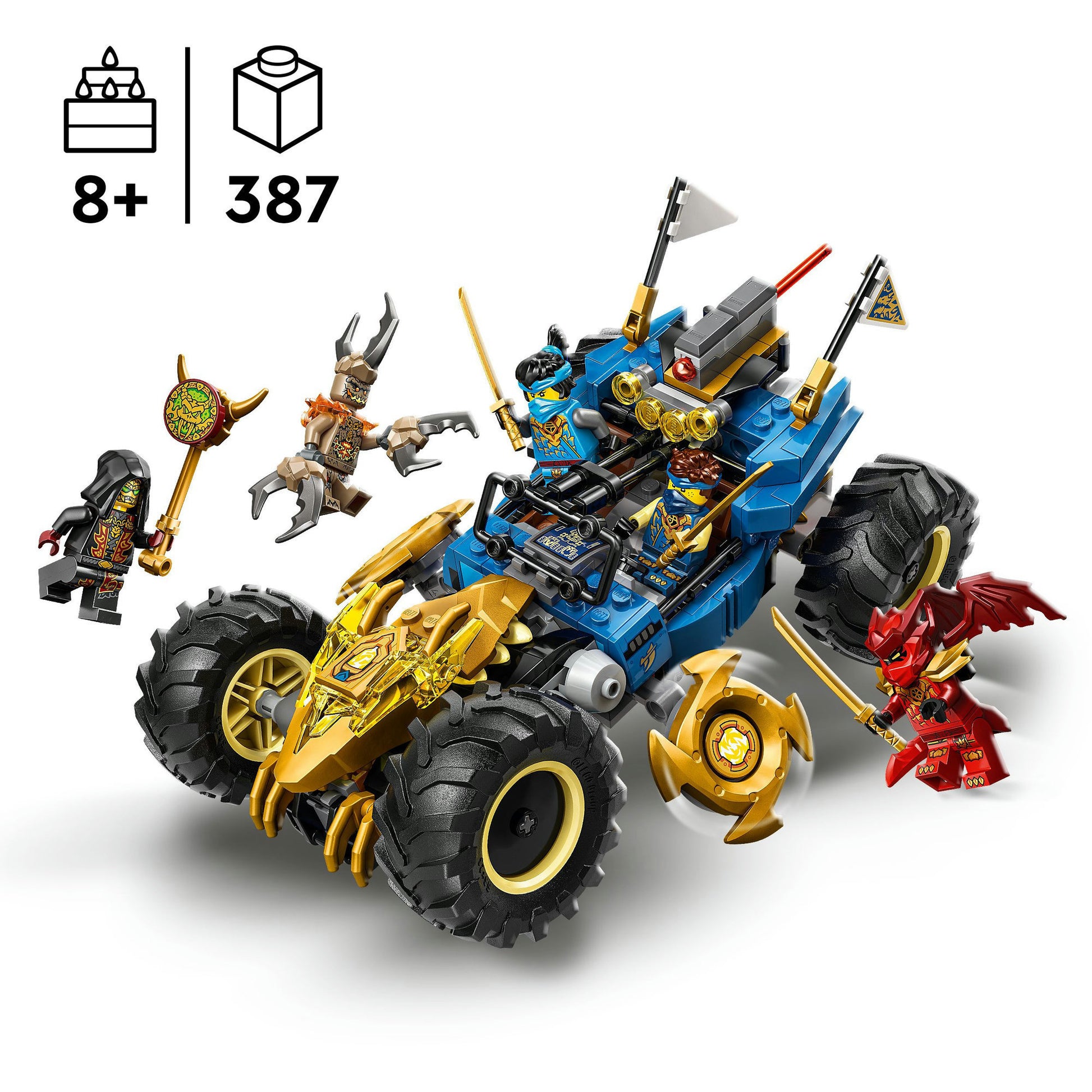 Lego ninjago 71856 coche transformador de jay