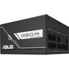Fuente de alimentación modular Asus Prime Gold Black Edition de 850 vatios (negro, 1x 12v-2x6, 3x pcie)