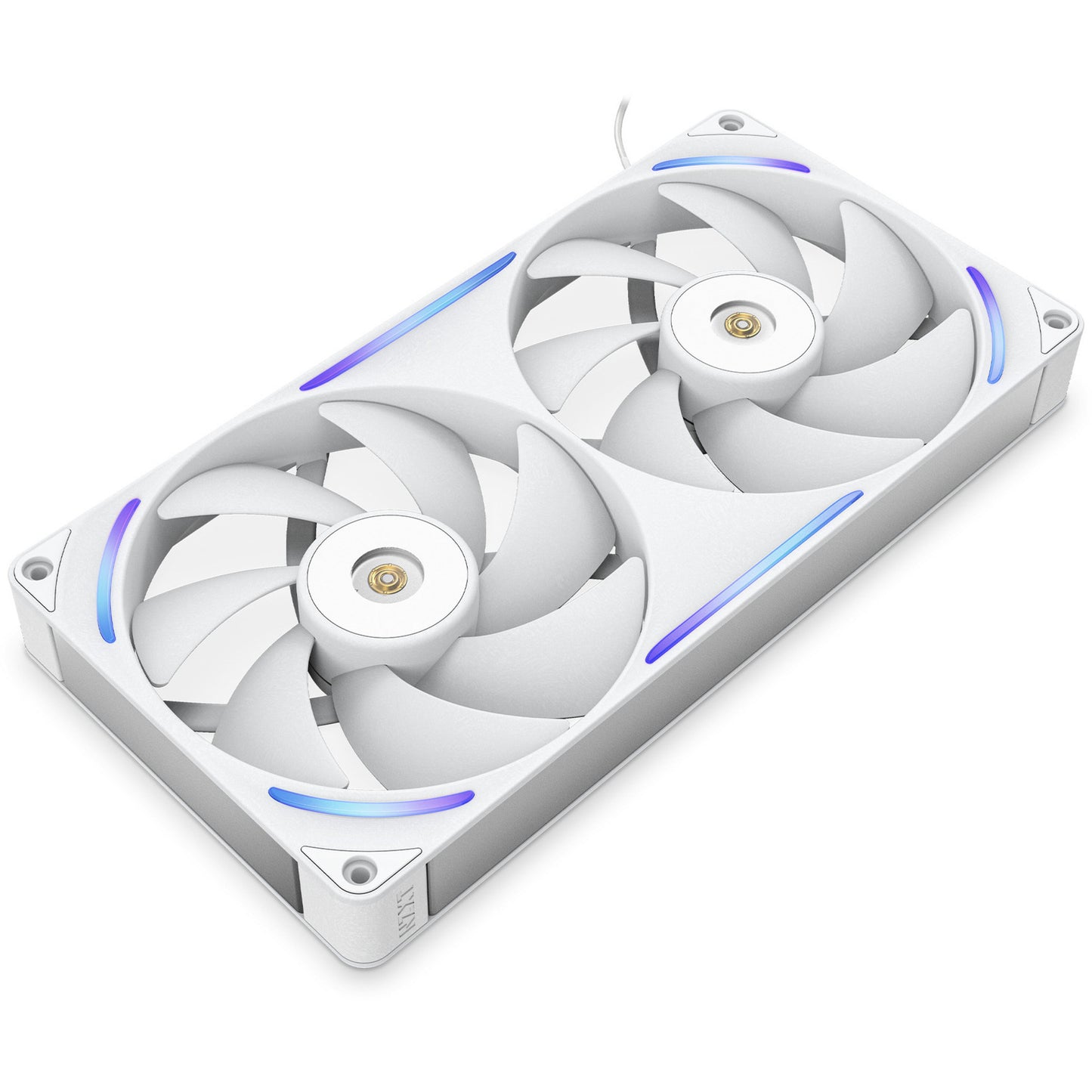 Ventole per case Nzxt Performance F280x RGB (bianco, 2 pezzi, 280 x 140 x 30 mm, pwm)