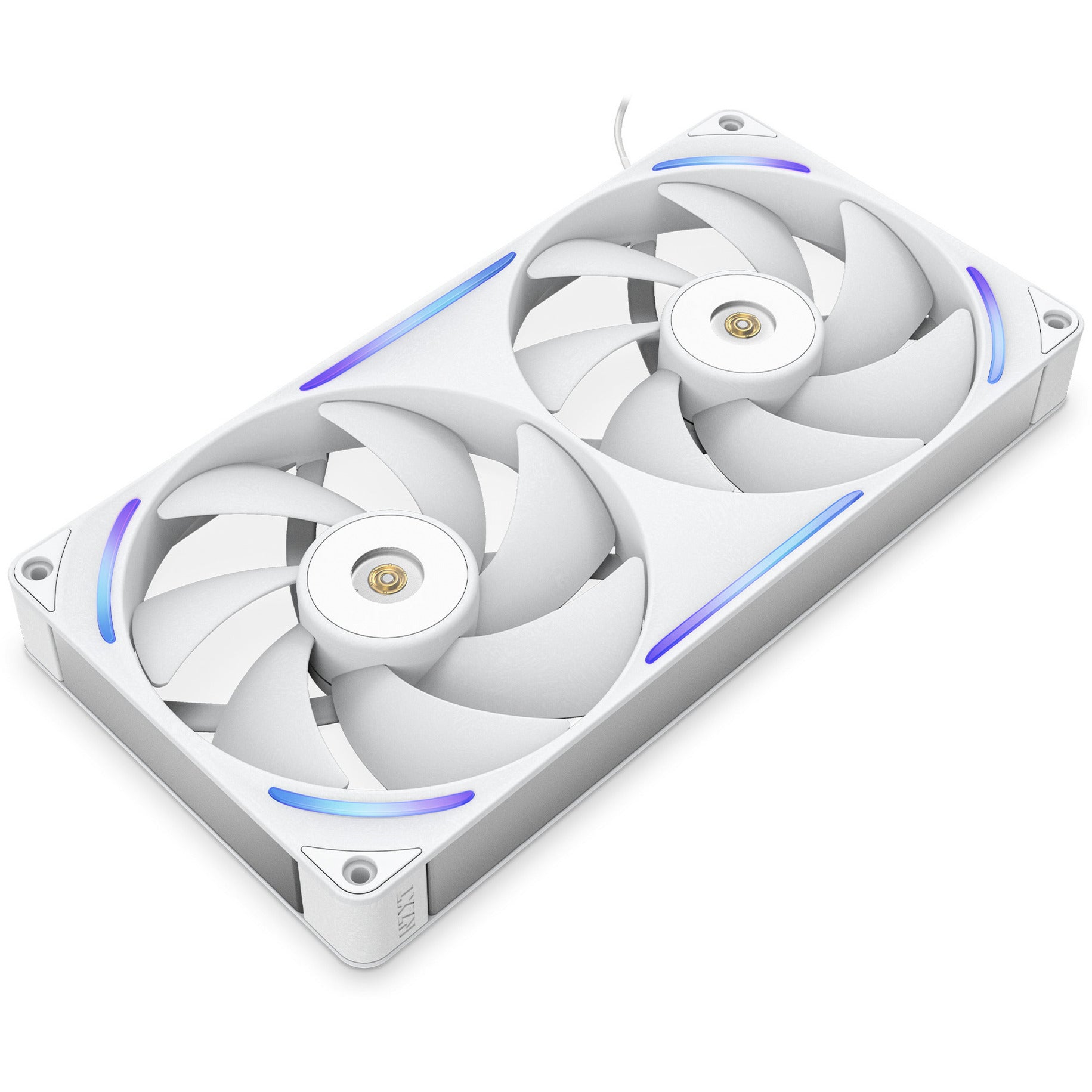 Ventole per case Nzxt Performance F280x RGB (bianco, 2 pezzi, 280 x 140 x 30 mm, pwm)