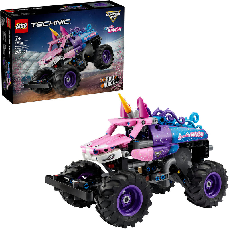 Lego Technic 42220 Monster Jam Sparkle Smash Pullback