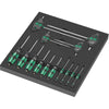Wera 9712 schuimrubberen inzetstuk met torx hf-schroevendraaiers set 1, 14‑delig (zwart grijs, in schuiminzet voor werkplaatswagen)