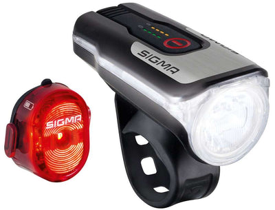 Verlichtingset Sigma Aura 80 USB koplamp + Nugget II achterlicht