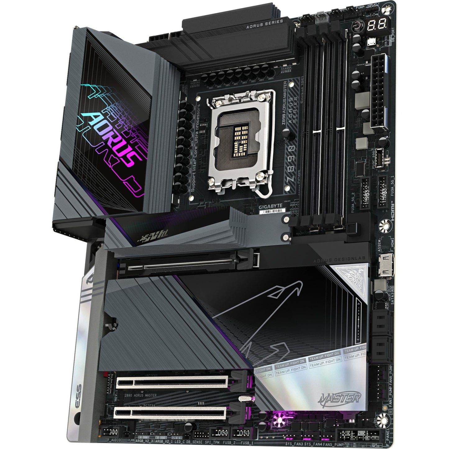 Placa base Gigabyte Z890 AORUS Master Socket 1851 (RAID, 10GB-LAN, Wi-Fi 7, BT, Sonido, ATX)