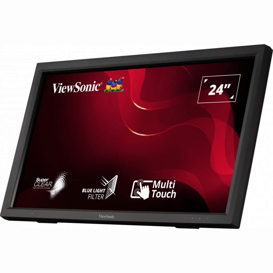 Monitor touch IR Viewsonic TD2423 24 (nero, 1x HDMI, VGA, DVI-D, USB-A, USB-B)
