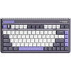 Iqunix og80 lavandin wireless mechanical keyboard (lavendel, us lay-out (qwerty), cherry mx brown, 80% (tkl), hot-swappable, pbt, 2.4ghz | bluetooth 5.1 | usb-c)