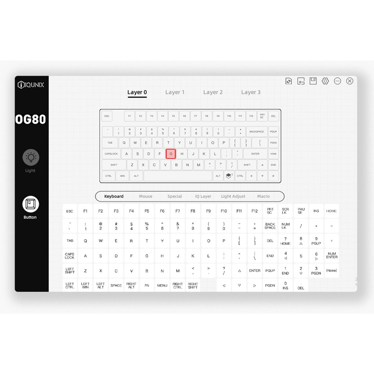 Tastiera meccanica wireless iqunix og80
