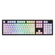 Hator skyfall wireless, tastiera da gioco (nera, layout americano, hator aurum lemon, rgb, double shot abs, hot-swap, bluetooth usb-c da 2,4 ghz)