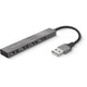 Confiar en Halyx Aluminum 4-puerto Mini USB Hub
