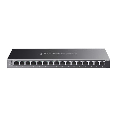 Tp-link omada sg2016p 16-port gigabit smart switch (black, 8x poe+)