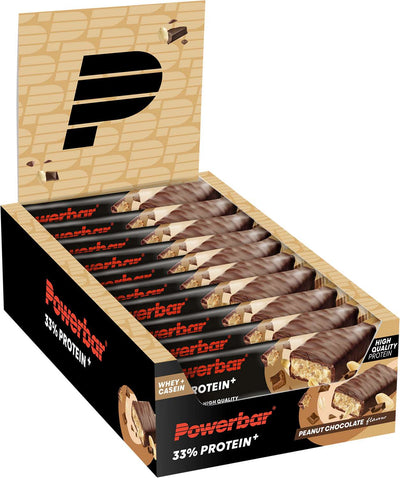 Powerbar proteína plus 33% barrita caja 10er
