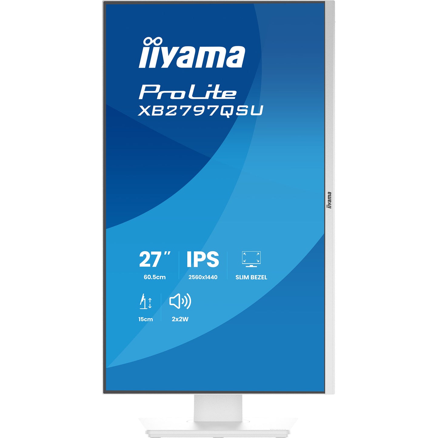 Monitor Iiyama prolite xb2797qsu-w1 27 (bianco (opaco), HDMI, porta display, USB, audio)