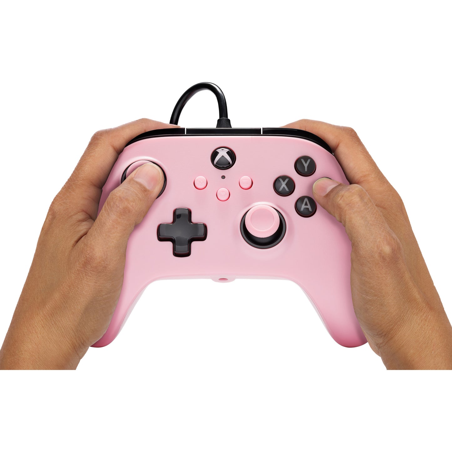 Controller cablato Powera per xbox serie x|s (rosa, xbox serie x|s, xbox one, PC)