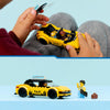 Lego ® city gele taxi - modelautobouwset met 2 minifiguren - klassieke speelgoedtaxi - 60487