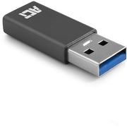 Act connectivity usb-a naar usb-c adapter (donkergrijs) - afbeelding 3