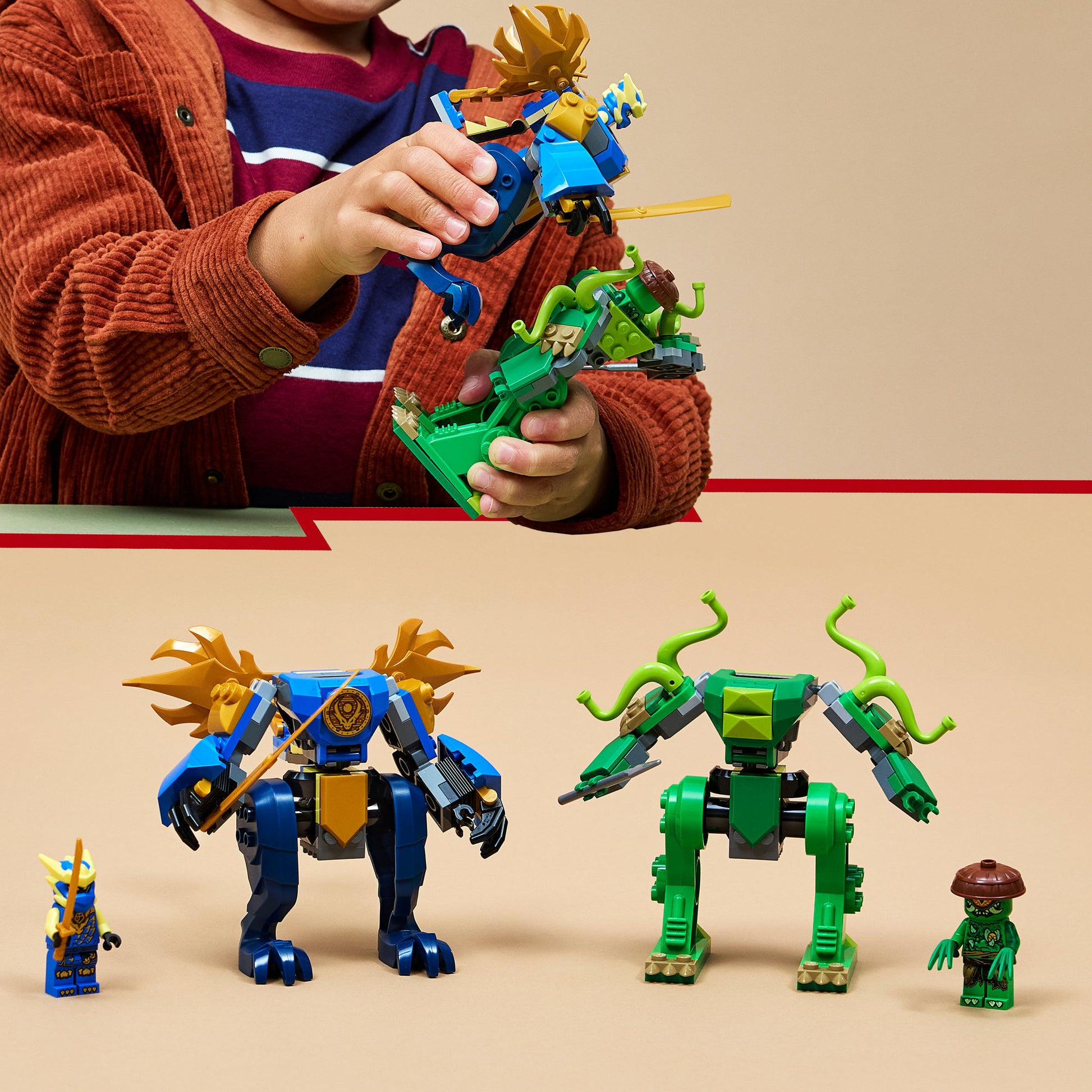 Lego ninjago 71853 batalla mecánica del dragón de jay