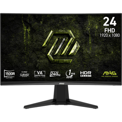 Monitor da gioco curvo Msi mag 245c x24 23,6 (nero, 2x HDMI, porta display, 240 Hz)