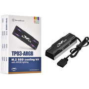 Silverstone tp03-argb heatsink (zwart, geschikt voor m.2 2280 ssd) - afbeelding 10