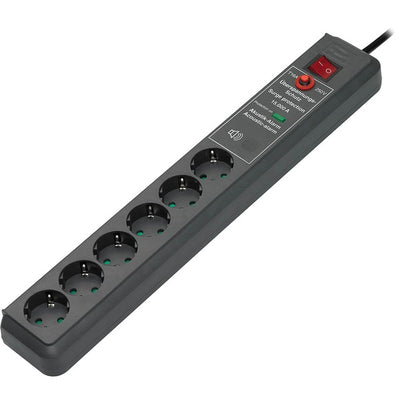 Brennenstuhl Secure-Tec 19500a +Surge Protection 6X