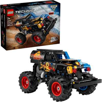 Lego Technic 42219 Monster Jam Scava tombe Fuoco e ghiaccio