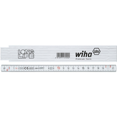 Wiha duimstok longlife 2 m meetlat (wit)