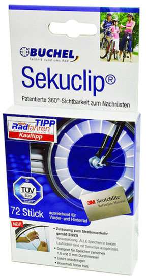 Riflettori Büchel sekuclip 80mm 72 pezzi