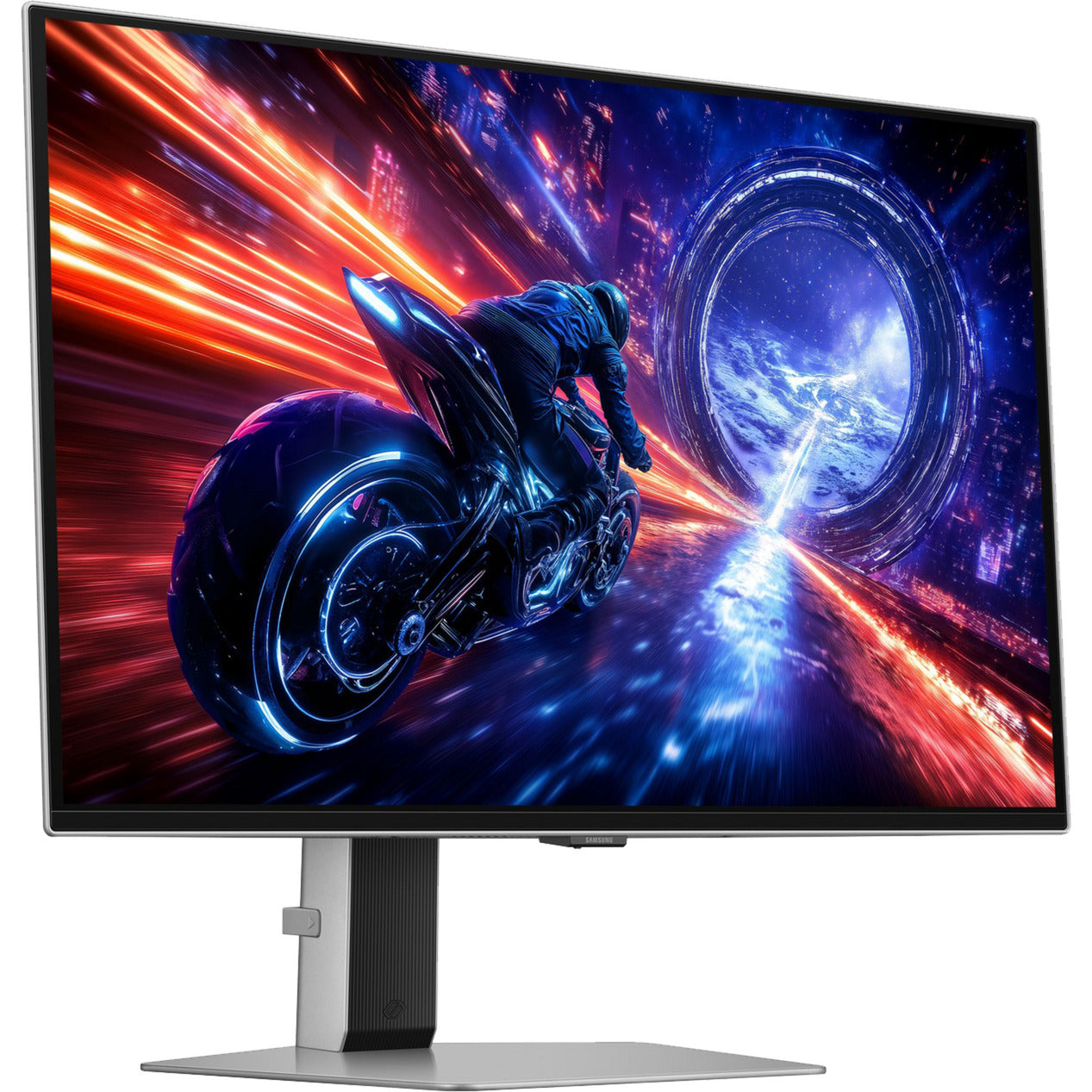 Monitor da gioco Samsung Odyssey OLED G6 G60SF 27 (argento, 2x HDMI, DisplayPort, 2x USB-A, USB-B, 500 Hz)