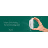 Relé din inteligente Frient (gris claro, zigbee)