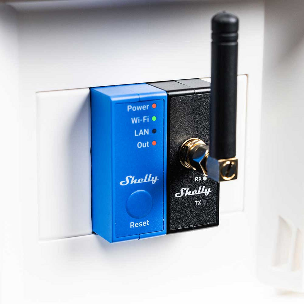 Módulo de expansión adicional Shelly pro lora (negro)