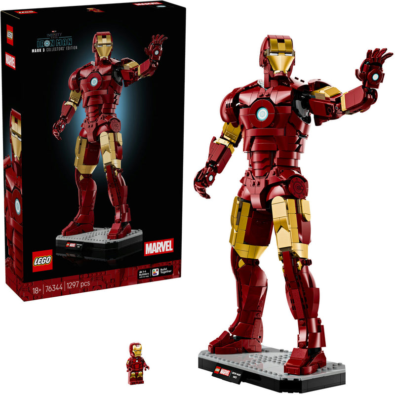 Lego superhéroes 76344 marvel iron man mark 3 edición coleccionista