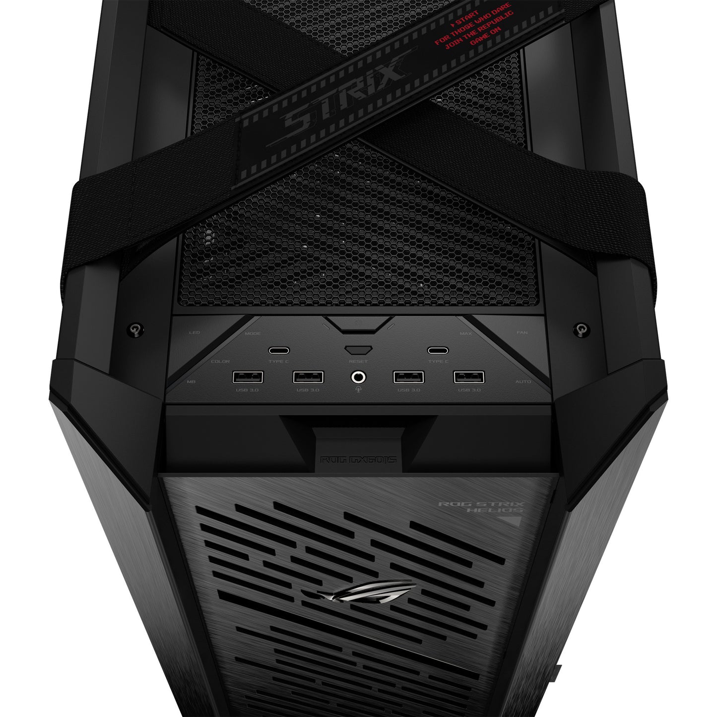 Asus ROG Strix Helios II GX601S Midi Tower Case (Nero | 4x USB-A | 2x USB-C | RGB | Vetro temperato)