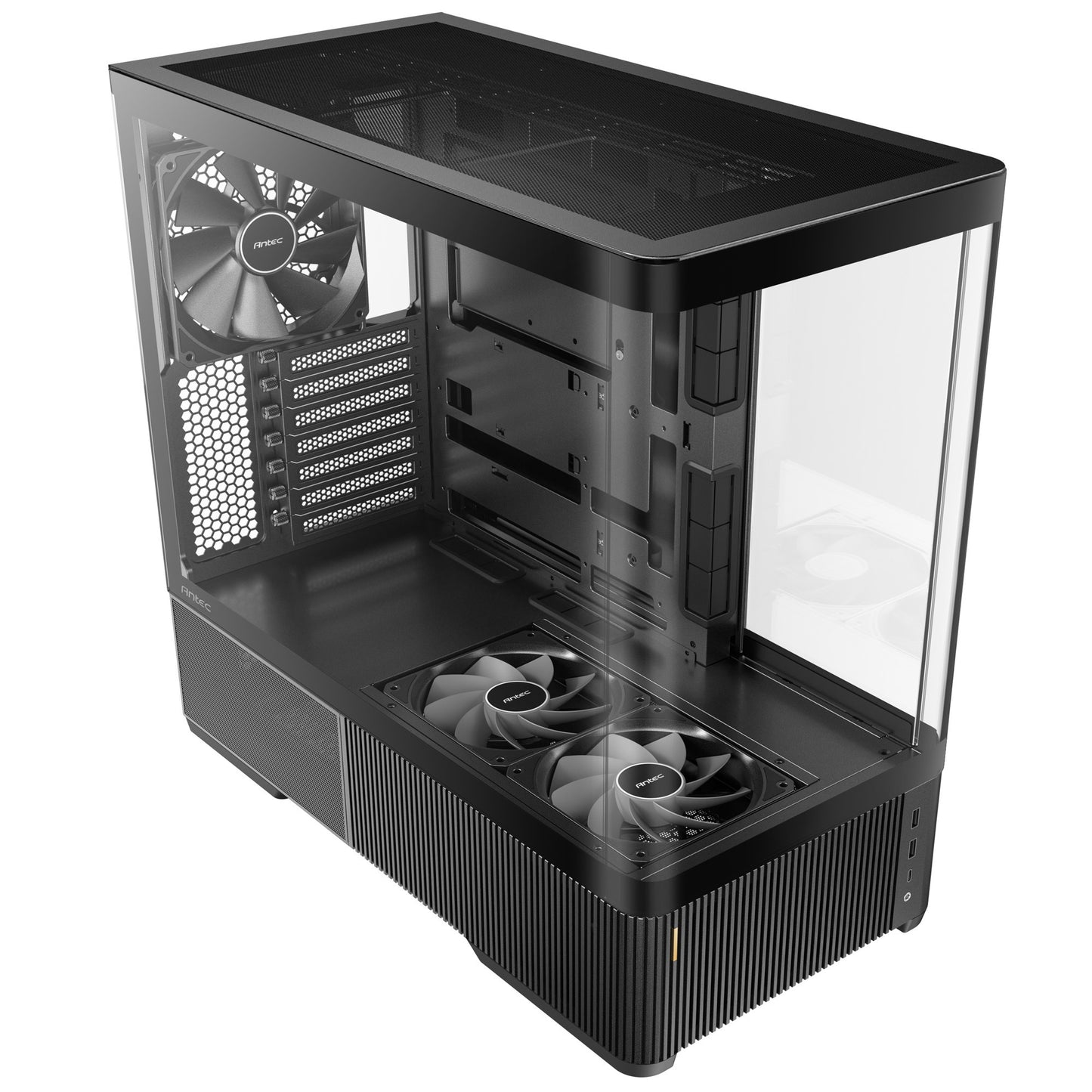 Custodia midi tower Antec c6 curve air (nero | 2x USB-A | 1x USB-C | vetro temperato)