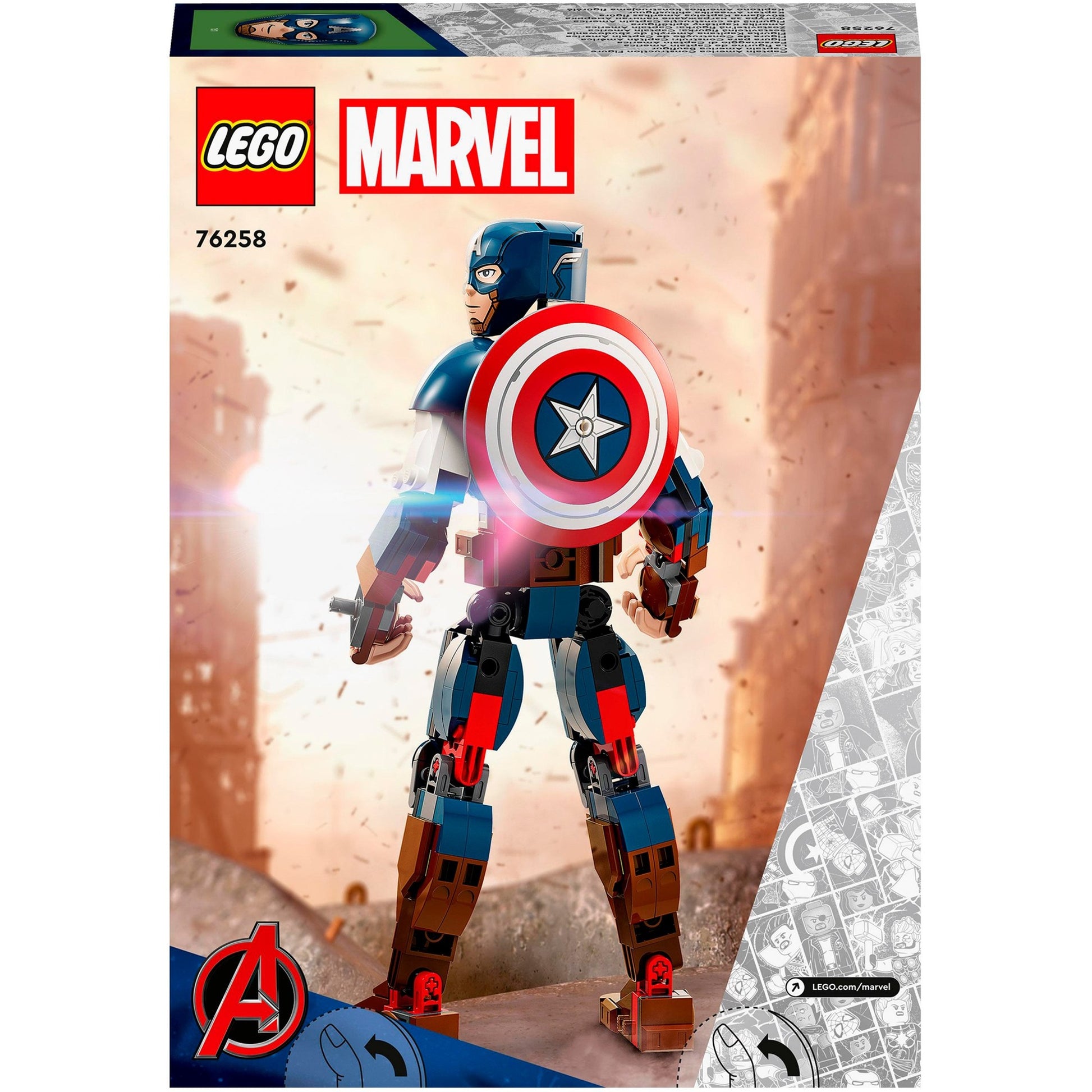 LEGO LEGO Super Heroes 76258 Capitán América Figura de construcción