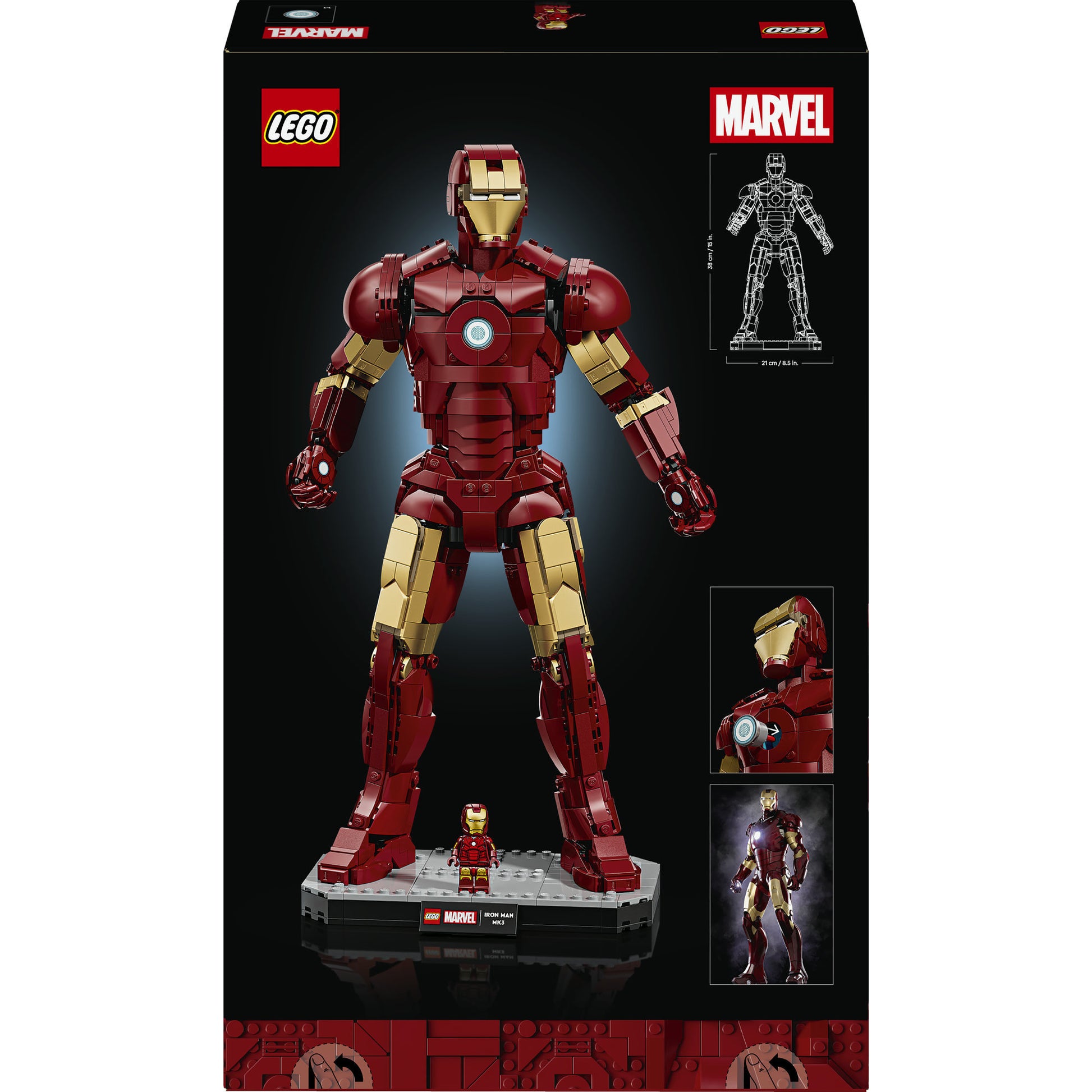 Lego superhéroes 76344 marvel iron man mark 3 edición coleccionista